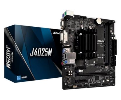 Obrázek ASRock MB Intel procesor J4025M, 2xDDR4, HDMI, VGA, DVI- D, mATX