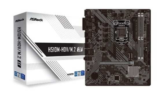 Obrázek ASRock MB Sc LGA1200 H510M- HDV M.2 SE, Intel H470, 2xDDR4, 1xHDMI, 1xDVI, 1xVGA, mATX