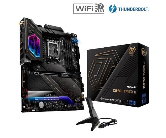 Obrázek ASRock MB Sc LGA1851 Z890 TAICHI, Intel Z890, 4xDDR5, 1xHDMI, 2xThunderbolt, WI- FI