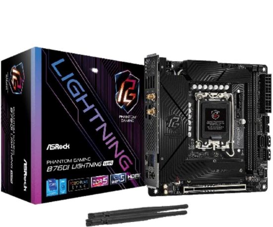 Obrázek ASRock MB Sc LGA1700 B760I Lightning WiFi, Intel B760, 2xDDR5, 1xDP, 1xHDMI, mini- ITX