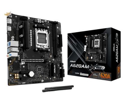 Obrázek ASRock MB Sc AM5 A620AM- X WIFI, AMD A620A, 2xDDR5, 1xHDMI, 1xDP, WIFI