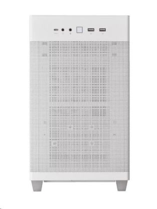 Obrázek ASUS case AP201 PRIME CASE TG WHITE, Mini Tower, bílá