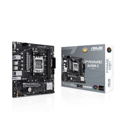 Obrázek ASUS MB Sc AM5 PRIME A620M- E- CSM, AMD A620, 2xDDR5, 1xHDMI, 1xDP, 1xVGA, mATX
