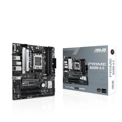 Obrázek ASUS MB Sc AM5 PRIME B650M- A II, AMD B650, 4xDDR5, 1xDP, 1xHDMI, 1xVGA, mATX