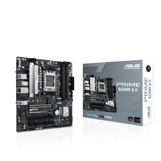 Obrázek ASUS MB Sc AM5 PRIME B650M- A II, AMD B650, 4xDDR5, 1xDP, 1xHDMI, 1xVGA, mATX