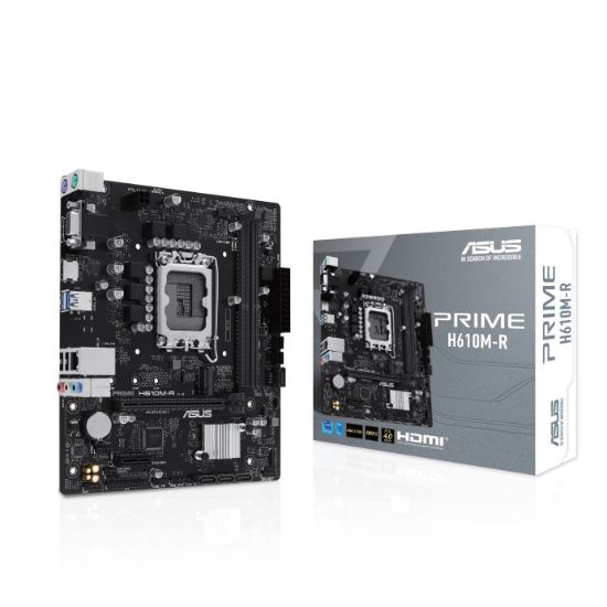 Obrázek ASUS MB Sc LGA1700 PRIME H610M- R SI, Intel H610, 2xDDR5, 1xHDMI, 1xDP, 1xVGA, mATX