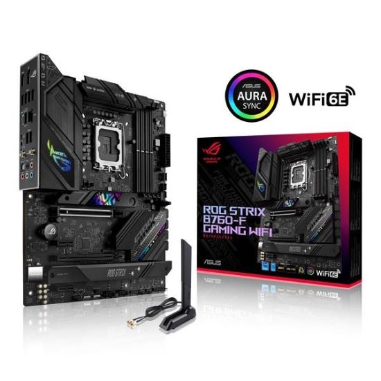 Obrázek ASUS MB Sc LGA1700 ROG STRIX B760- F GAMING WIFI, Intel B760, 4xDDR5, 1xDP, 1xHDMI, WI- FI
