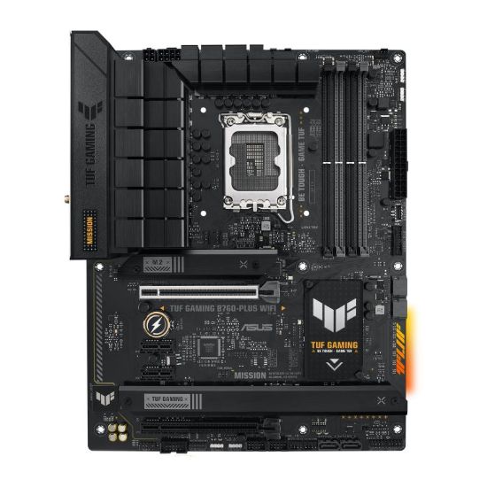Obrázek ASUS MB Sc LGA1700 TUF GAMING B760- PLUS WIFI, Intel B760, 4xDDR5, 1xDP, 1xHDMI, WI- FI