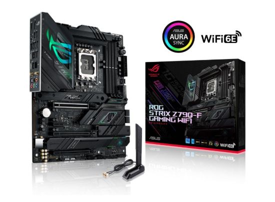 Obrázek BAZAR - ASUS MB Sc LGA1700 ROG STRIX Z790-F GAMING WIFI, Intel Z790, 4xDDR5, 1xDP, 1xHDMI, WI-FI (Bez příslušenství)