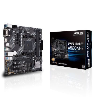 Obrázek ASUS MB Sc AM4 PRIME A520M- E/ CSM, AMD A520, 2xDDR4, 1xHDMI, 1xDVI, 1xVGA, mATX