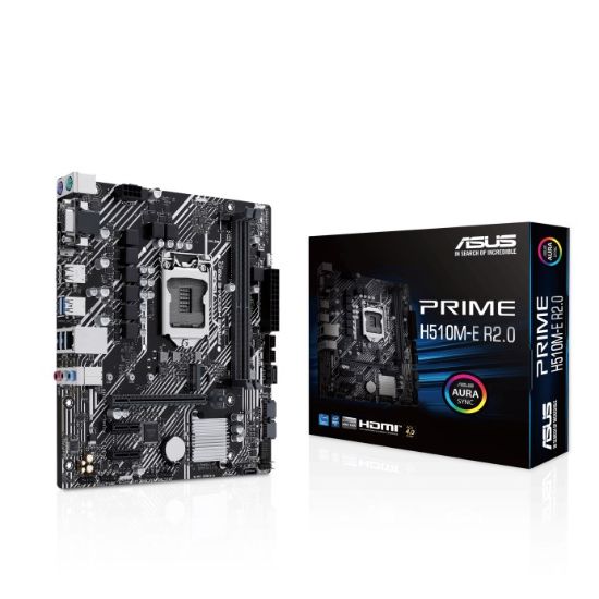 Obrázek ASUS MB Sc LGA1200 PRIME H510M- E R2.0, Intel H470, 2xDDR4, 1xDP, 1xHDMI, 1xVGA, mATX