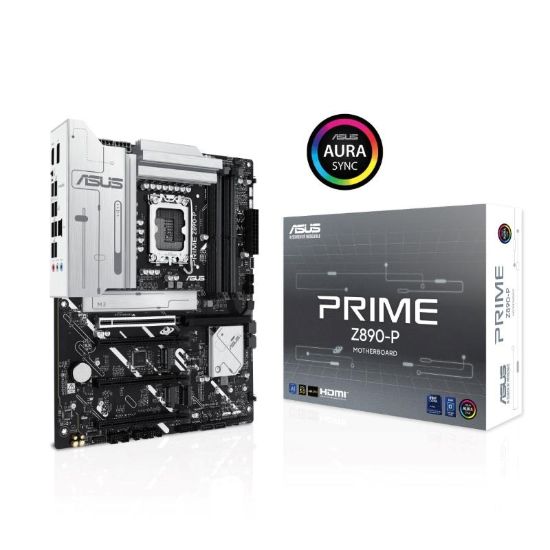 Obrázek ASUS MB Sc LGA1851 PRIME Z890- P, Intel Z890, 4xDDR5, 1xDP, 1xHDMI, 1xThunderbolt, ATX