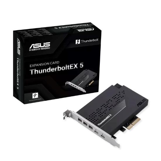 Obrázek ASUS rozšiřující karta ThunderboltEX 5, PCIe 4.0x4, 2xThunderbolt 5, 3x Mini- DP
