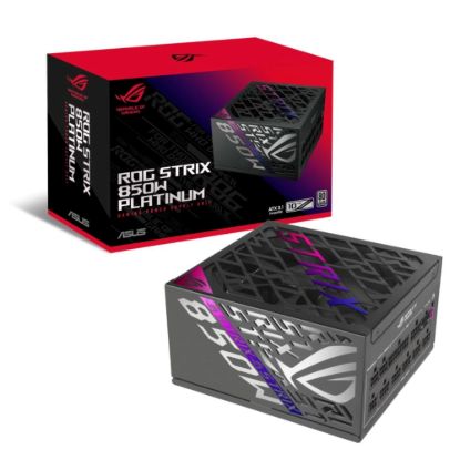 Obrázek ASUS zdroj ROG STRIX 850W, 120mm, 80Plus Platinum, černá