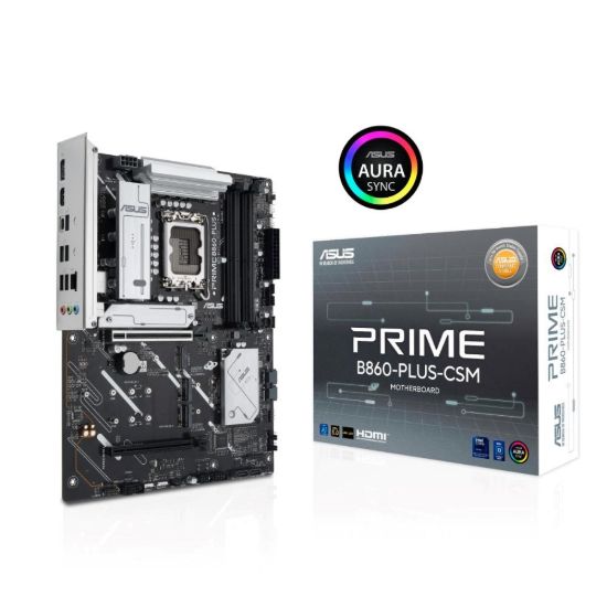 Obrázek ASUS MB Sc LGA1851 PRIME B860- PLUS- CSM, Intel B860, 4xDDR5, 1xDP, 1xHDMI, ATX