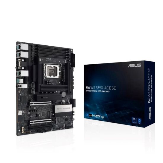 Obrázek ASUS MB Sc LGA1851 PRO WS Z890- ACE SE, Intel Z890, 4xDDR5, 1xThunderbolt, 1xHDMI, 1xVGA, ATX
