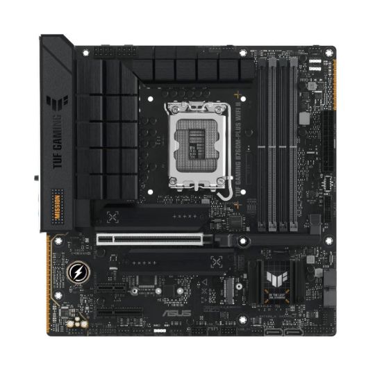 Obrázek ASUS MB Sc LGA1700 TUF GAMING B760M- PLUS WIFI II, Intel B760, 4xDDR5, 1xDP, 1xHDMI, WI- FI, mATX