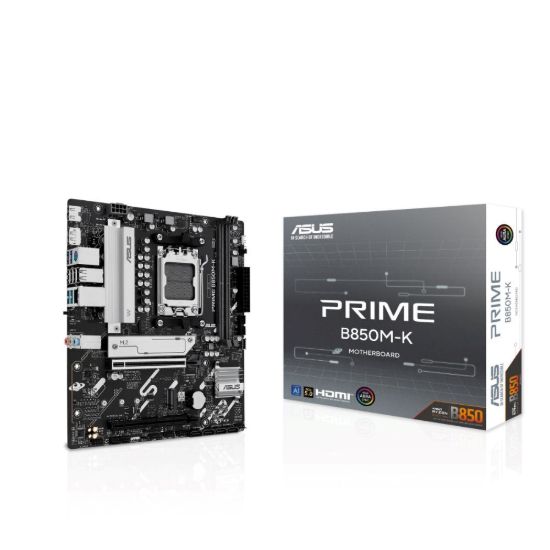 Obrázek ASUS MB Sc AM5 PRIME B850M- K, AMD B850, 2xDDR5, 1xDP, 1xHDMI, mATX