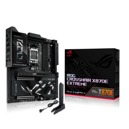 Obrázek ASUS MB Sc AM5 ROG CROSSHAIR X870E EXTREME, AMD X870, 4xDDR5, 1xHDMI, 2xThunderbolt, WiFi, E- ATX