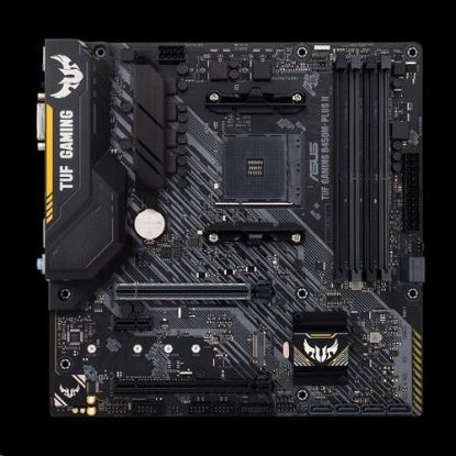 Obrázek ASUS MB Sc AM4 TUF GAMING B450M- PLUS II, AMD B450, 4xDDR4, 1xHDMI, 1xDVI, mATX
