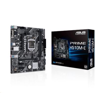 Obrázek ASUS MB Sc LGA1200 PRIME H510M- E, Intel H510, 2xDDR4, 1xDP, 1xHDMI, 1xVGA, mATX