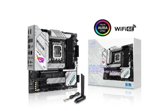Obrázek ASUS MB Sc LGA1700 ROG STRIX B760- G GAMING WIFI D4, Intel B760, 4xDDR4, 1xDP, 1xHDMI, WI- FI, mATX