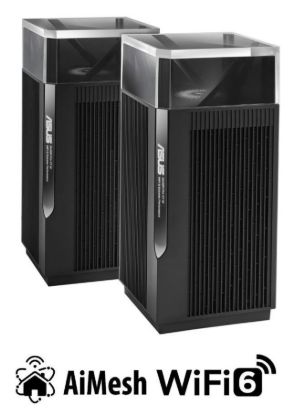 Obrázek ASUS ZenWiFi Pro XT12 2- pack Wireless AX11000 Tri- band Mesh WiFi 6 System, 2.5G WAN/ LAN