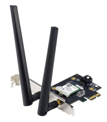 Obrázek ASUS PCE- AXE5400 Wireless AXE5400 PCIe Wi- Fi 6E Adapter Card, Bluetooth 5.2