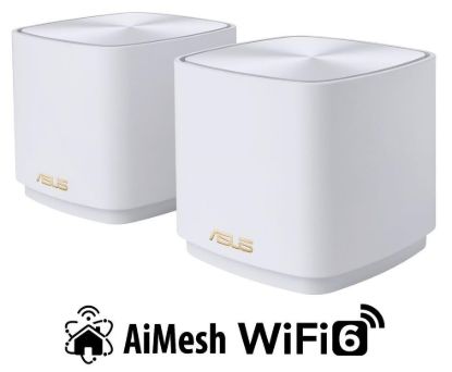 Obrázek ASUS ZenWiFi XD4 Plus 2- pack white Wireless AX1800 Dual- band Mesh WiFi 6 System