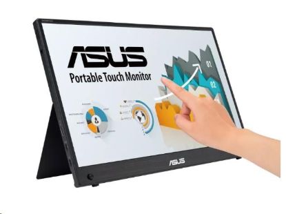 Obrázek ASUS LCD 15.6" MB16AMTR ZenScreen Touch 1920x1080 IPS Built- in Battery Mini- HDMI Compatible with Laptops, Smartphones