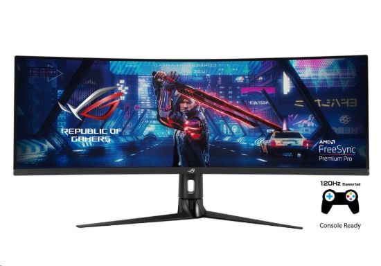 Obrázek ASUS LCD 49" XG49VQ 3840x1080 ROG STRIX Curved DFHD VA 144Hz 125% sRGB DP HDMI USB3.0 GAMING