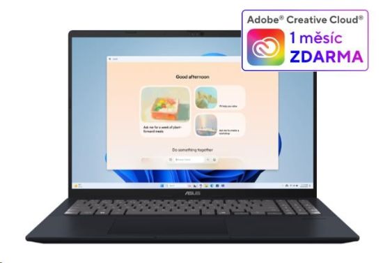 Obrázek ASUS NTB Vivobook 16 (X1607CA- MB071W), Ultra 5 225H, 16" 1920 x 1200, 16GB, 1TB SSD, Intel Arc, W11 Home, Blue