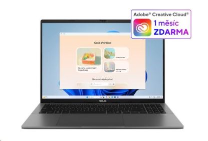 Obrázek ASUS NTB Vivobook S16 (S3607CA- RP001W), Ultra 5 225H, 16" 1920 x 1200, 16GB, 512GB SSD, Intel, W11 Home, Gray