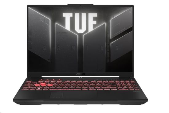 Obrázek ASUS NTB TUF Gaming A16 (FA607NU- RL061), R5- 7535HS, 16" 1920 x 1200, 16GB, 512GB SSD, Radeon+RTX 4050, No OS, Gray