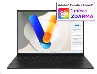 Obrázek ASUS NTB Vivobook S 16 (S5606MA- OLED027W), Ultra 9- 185H, 16" 3200 x 2000, 16GB, 1TB SSD, Intel Arc, W11 Home, Black
