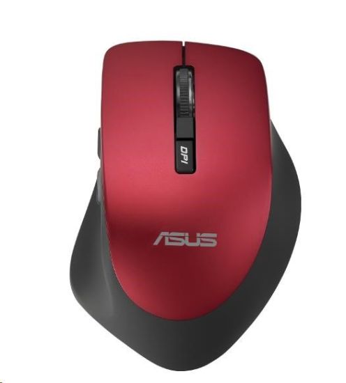 Obrázek ASUS WT425 Mouse, laserová, bezdrátová, červená
