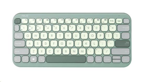 Obrázek ASUS KW100 Marshmallow Bezdrátová klávesnice, GN/ CZ/ SK/ 81/ / 3BT/ COPILOT