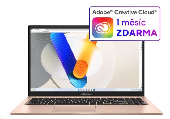 Obrázek ASUS NTB Vivobook 15 (X1504VA- NJ1718W), i5- 1334U, 15.6" 1920 x 1080, 16GB, 512GB SSD, Iris X, W11 Home, Cotta