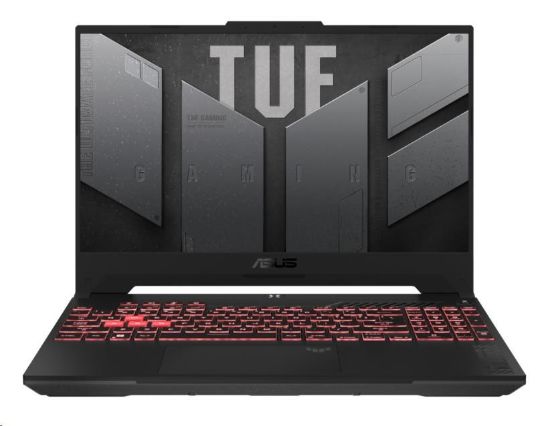 Obrázek ASUS NTB TUF Gaming A15 (FA507NV-LP025W), R5-7535HS, 15.6" 1920 x 1080, 16GB, 512GB SSD, RTX 4060, W11 Home, Gray