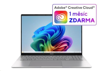 Obrázek ASUS NTB Vivobook S 16 (S3607QA- PL019W), QS X1E- 26- 100, 16" 2560 x 1600, 16GB, 1TB SSD, Adreno, W11 Home, Silver