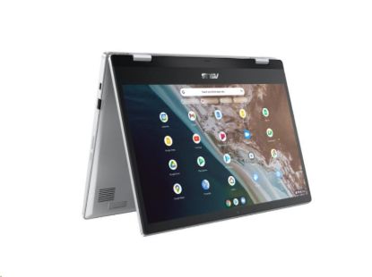 Obrázek ASUS NTB Chromebook Flip CX1 (CX1400FKA-EC0077), N5100, 14" 1920 x 1080, 8GB, 128GB SSD, UHD, ChromeEDU,Sil.-bazar