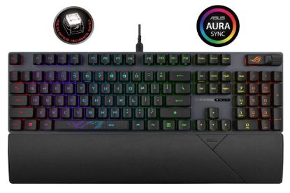 Obrázek ASUS klávesnice ROG STRIX SCOPE II, mechanická, drátová, ROG RX RED / PBT, US