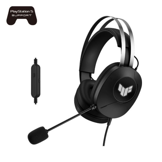Obrázek ASUS sluchátka TUF Gaming H1 GEN II, Drátový Herní Headset, černá