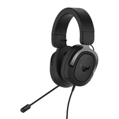 Obrázek ASUS sluchátka TUF Gaming H3 Gun Metal, Gaming Headset, černo- šedá