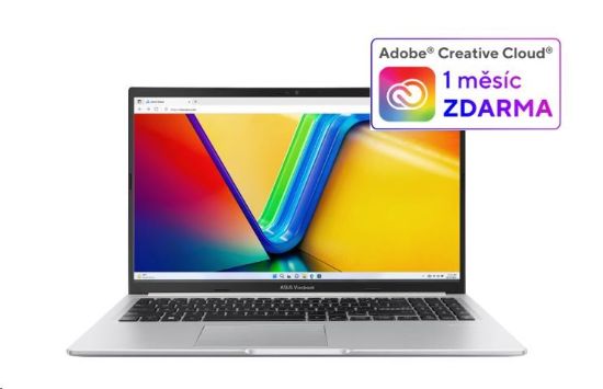Obrázek ASUS NTB Vivobook 15 (X1502VA- NJ1252W), i5- 13420H, 15.6" 1920 x 1080, 16GB, 512GB SSD, UHD, W11 Home, Silver