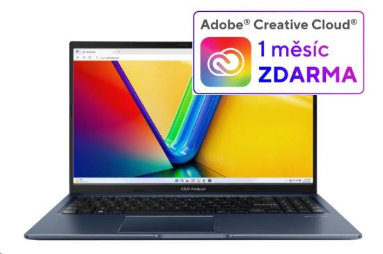 Obrázek ASUS NTB Vivobook 15 (X1502VA- NJ596W), i5- 13420H, 15.6" 1920 x 1080, 8GB, 512GB SSD, Intel HD, W11 Home, Blue