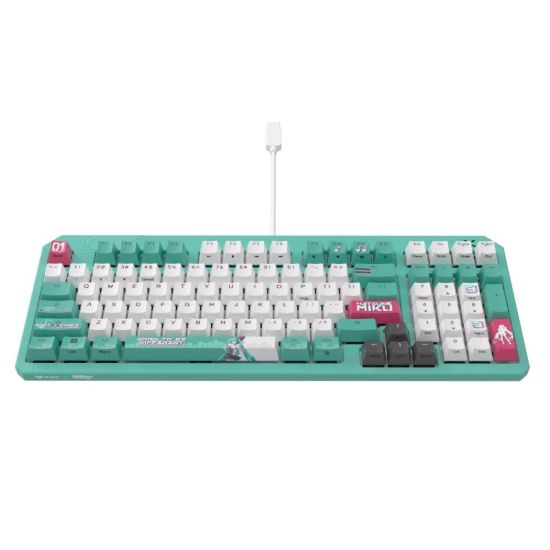Obrázek ASUS klávesnice TUF Gaming K3 GEN II Hatsune Miku Edition, mechanická, US