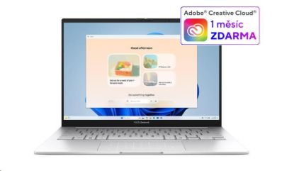 Obrázek ASUS NTB Zenbook 14 (UX3405CA- OLED570W), Ultra 7 255H, 14" 1920x1200, 32GB, 1TB SSD, Arc, W11 Home, Foggy Silver