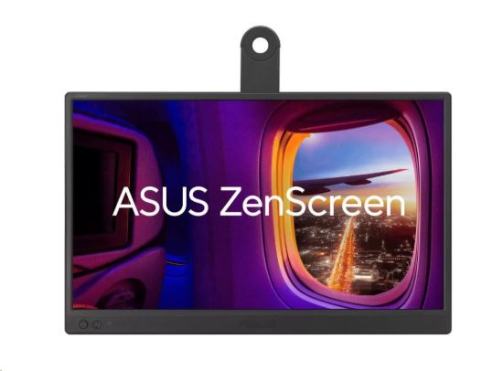 Obrázek ASUS LCD 15.6" MB169CK ZenScreen Full HD, IPS, dual USB Type- C, mini- HDMI, Flicker Free, Blue Light Filter, Anti- glare