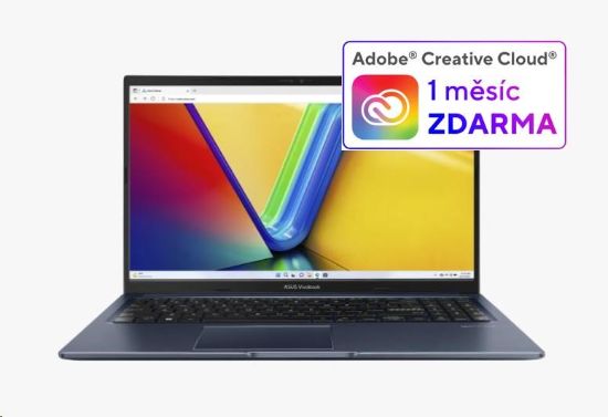 Obrázek ASUS NTB Vivobook 15 (M1502YA- NJ574W), R7 5825U, 15.6" FHD, 16GB, 1TB SSD, Radeon, W11 Home, Quiet Blue